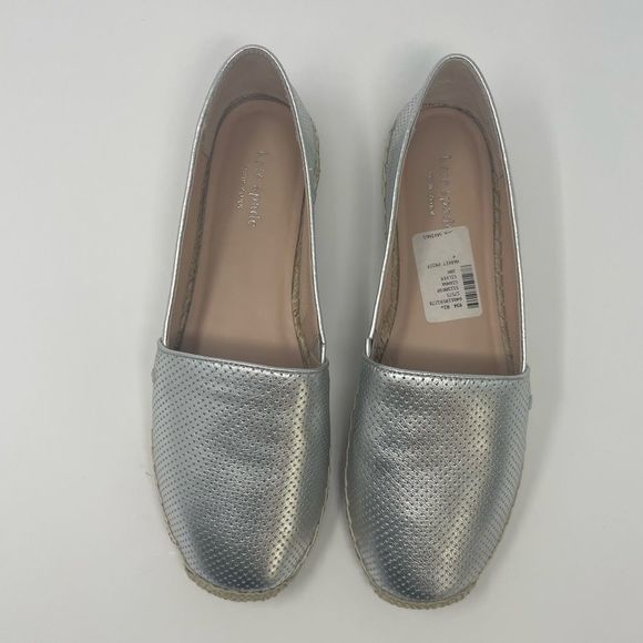 Kate Spade | Gianna Silver Espadrilles womens size 10m - Picture 13 of 17